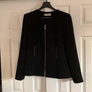 Tahari Black Suit Jacket and Skirt Size 18